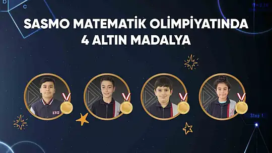 Erdem Koleji'den Uluslararası SASMO başarısı