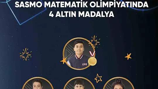 Erdem Koleji'den Uluslararası SASMO başarısı