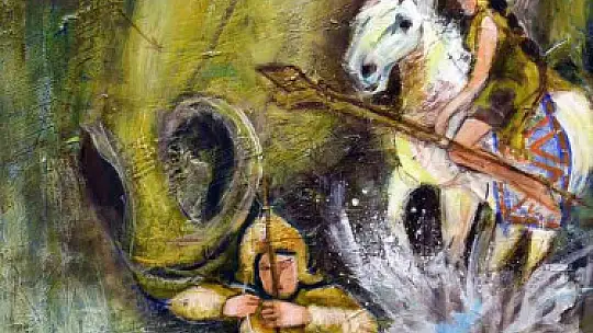 Ergül'ün Sanko Sanat Galerisi'nde açtığı sergi devam ediyor