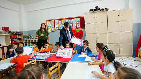Fadıloğlu, ana sınıfı öğrencilerini ziyaret etti