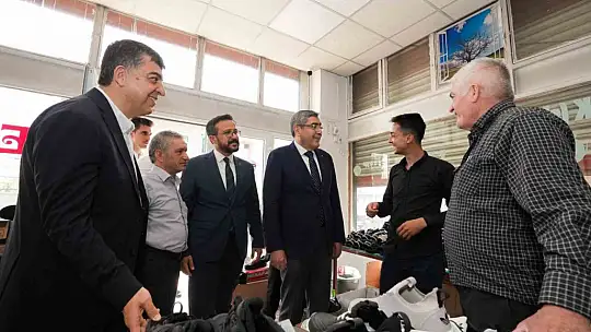 Fadıloğlu, esnafın sorun ve taleplerini dinledi