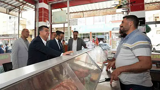 Fadıloğlu, esnafın sorun ve taleplerini dinledi