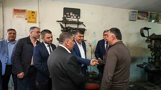 Fadıloğlu, esnafın talep ve sorunları dinlendi