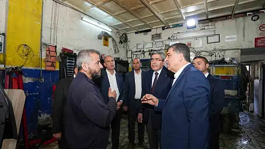 Fadıloğlu, esnafın talep ve sorunları dinlendi