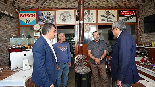 Fadıloğlu, esnafın talep ve sorunları dinlendi