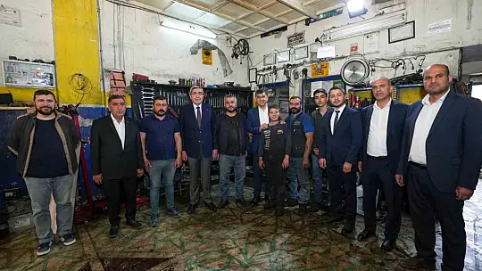 Fadıloğlu, esnafın talep ve sorunları dinlendi