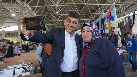 Fadıloğlu İle Gül, pazarcı esnafın sorunlarını dinledi