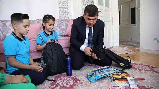 Fadıloğlu, yetim öğrencilere verdiği sözü tuttu
