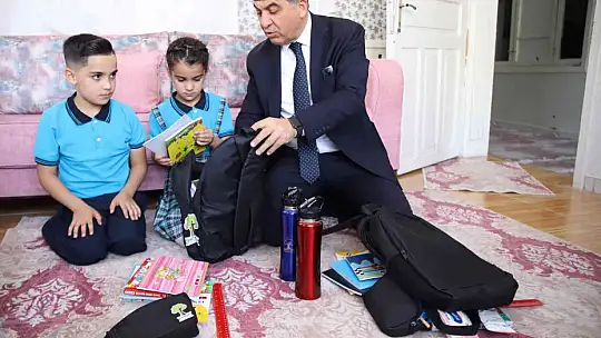 Fadıloğlu, yetim öğrencilere verdiği sözü tuttu