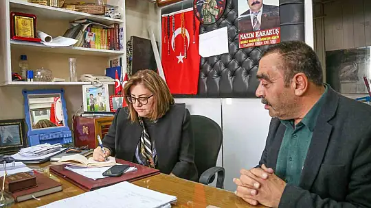 Fatma Şahin, Barak Mahallesi'ni ziyaret etti