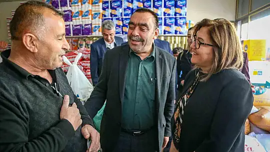 Fatma Şahin, Barak Mahallesi'ni ziyaret etti