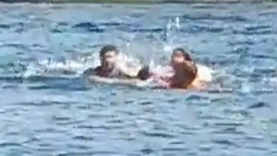 Fırat Nehri'nde boğulan gencin son anlarına ait görüntüler ortaya çıktı