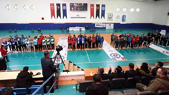 Floor Curlıng Ünilig Türkiye Şampiyonası GAÜN'de başladı