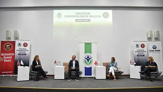 GAGİAD Başkanı Koçer, Tekstilde Sürdürülebilir Gelecek Paneli'nde konuştu