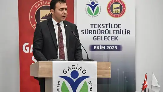 GAGİAD Başkanı Koçer, Tekstilde Sürdürülebilir Gelecek Paneli'nde konuştu