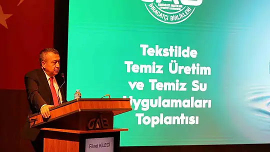 GAİB'de tekstilde temiz üretim ve temiz su uygulamaları çalıştayı