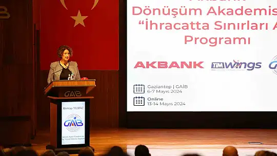 GAİB'nde 'İhracatta Sınırları Aş' eğitimini düzenlendi