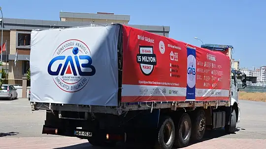 GAİB'ten bölge illerine 750 bin adet maske desteği