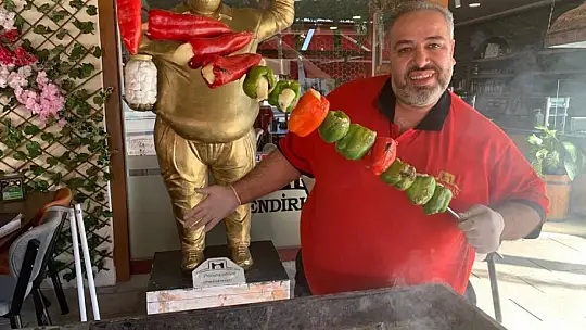 Gastronomi kentinde peynir kebabı