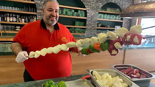 Gastronomi kentinde peynir kebabı