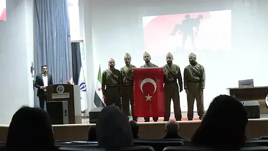 GAÜN Afrin Eğitim Fakültesi'nde 18 Mart Çanakkale Zaferi ve Şehitlerini Anma programı