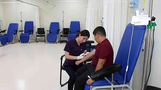 GAÜN Çocuk Hastanesi'nde Çocuk Hematoloji ve Onkoloji Kan Alma Birimi açıldı