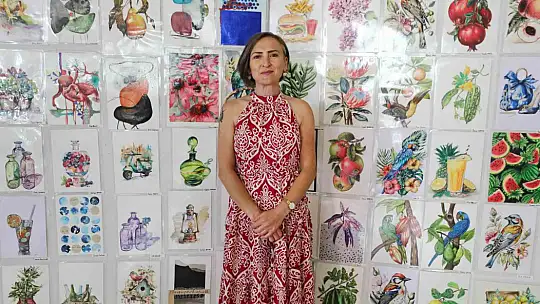 GAÜN öğrencilerinin el emeği eserleri sergilendi