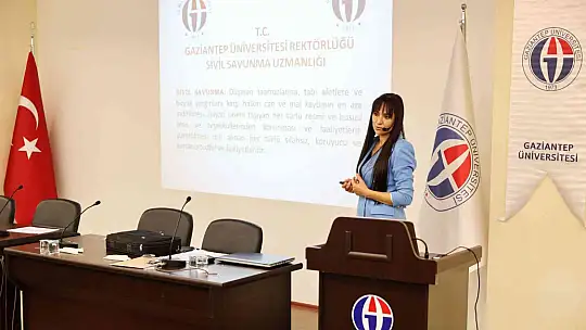 GAÜN personeline yangın eğitimi