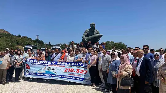 Gazi torunları şehitler diyarında