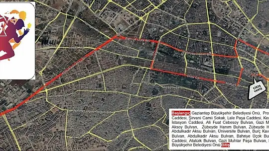 Gazi Yarı Maratonu için bazı yollar trafiğe kapanıyor