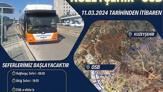 Gaziantep Büyükşehir 3 yeni otobüs hattını hizmete açıyor