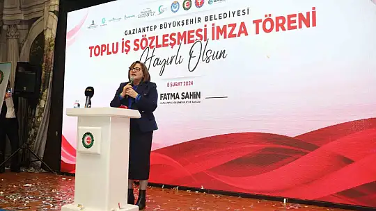 Gaziantep Büyükşehir'den çalışanlara yüzde 100 zam