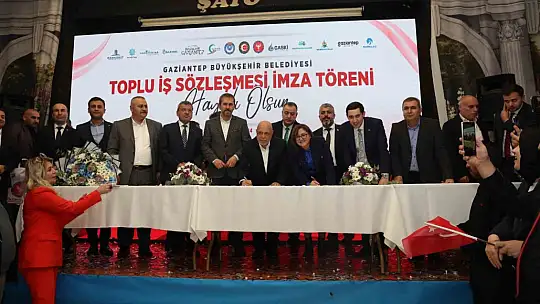 Gaziantep Büyükşehir'den çalışanlara yüzde 100 zam