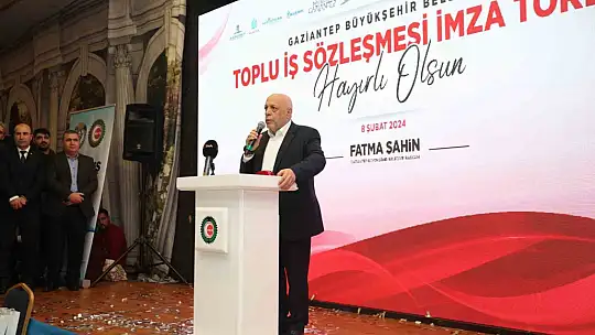 Gaziantep Büyükşehir'den çalışanlara yüzde 100 zam