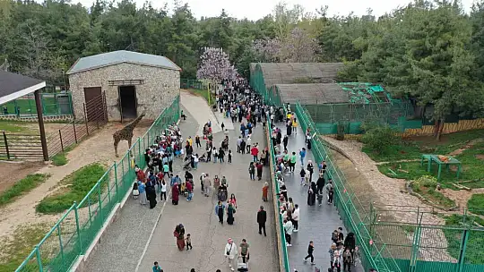 Gaziantep Doğal Yaşam Parkı'na bayramda ziyaretçi akını