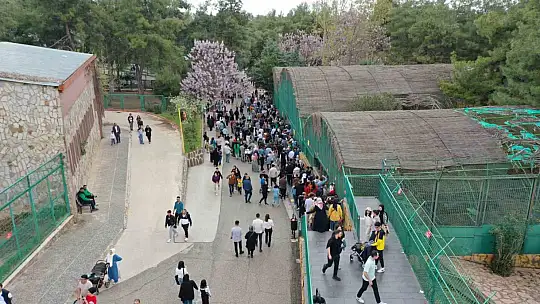 Gaziantep Doğal Yaşam Parkı'na bayramda ziyaretçi akını