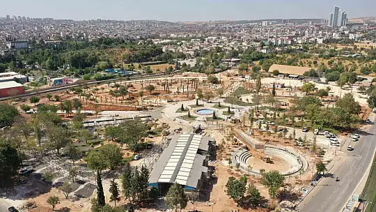 Gaziantep Festival Park'ın yapımında sona yaklaşılıyor