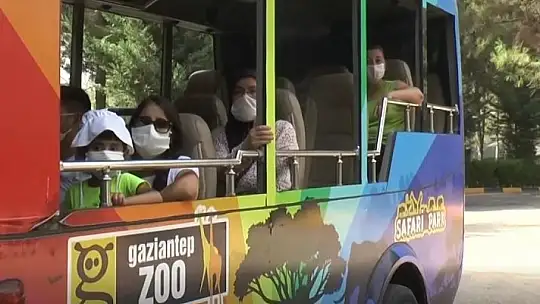Gaziantep Hayvanat Bahçesi'nde bayram yoğunluğu