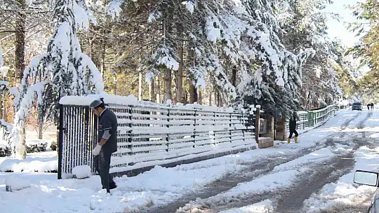 Gaziantep'in beyaz örtüsü havadan görüntülendi