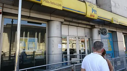 Gaziantep'in en yoğun PTT şubesi virüs nedeniyle kapatıldı