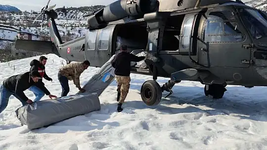 Gaziantep'in köylerine yardımlar hız kesmeden devam ediyor