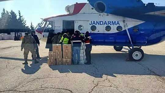 Gaziantep'in köylerine yardımlar hız kesmeden devam ediyor