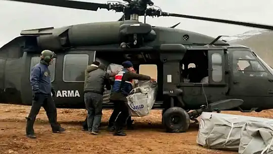 Gaziantep'in köylerine yardımlar hız kesmeden devam ediyor