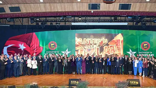Gaziantep'in yıldızları ödül töreni