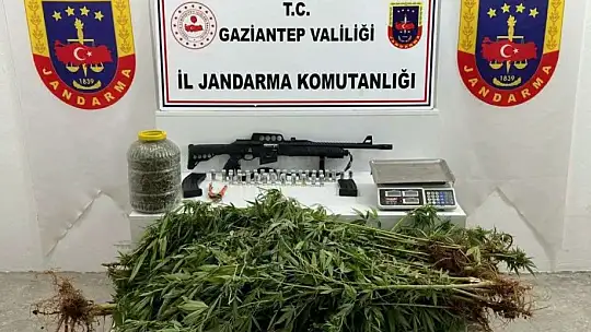 Gaziantep Jandarmadan uyuşturucu ve kaçakçılık operasyonları