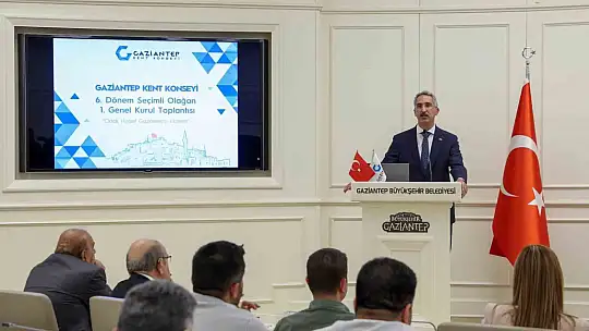 Gaziantep Kent Konseyi'nin 6'ncı seçimli genel kurul toplantısı yapıldı