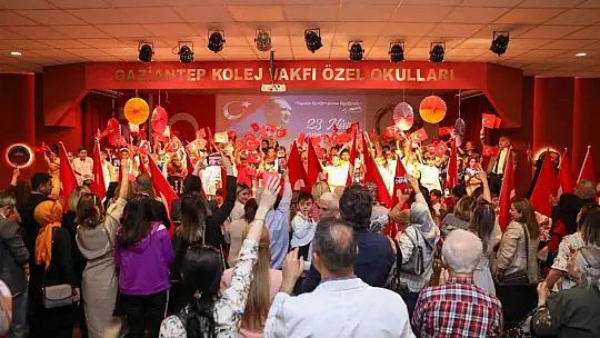 Gaziantep Kolej Vakfı'nda 23 Nisan coşkusu