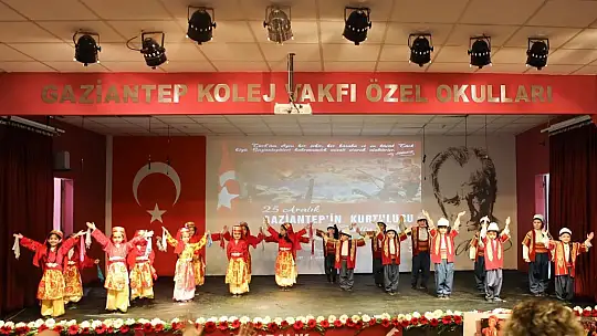 Gaziantep Kolej Vakfı'nda 25 Aralık coşkusu