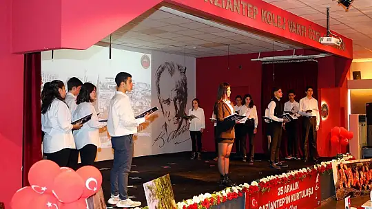 Gaziantep Kolej Vakfı'nda 25 Aralık coşkusu