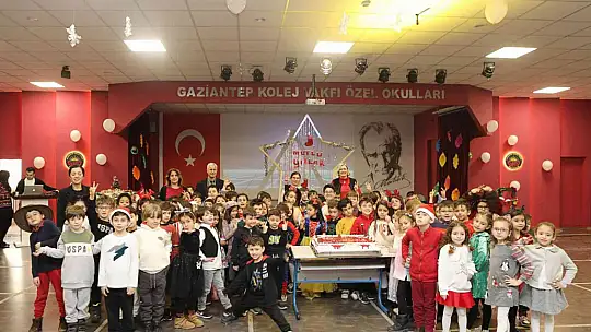 Gaziantep Kolej Vakfı'nda yeni yıl heyecanı
